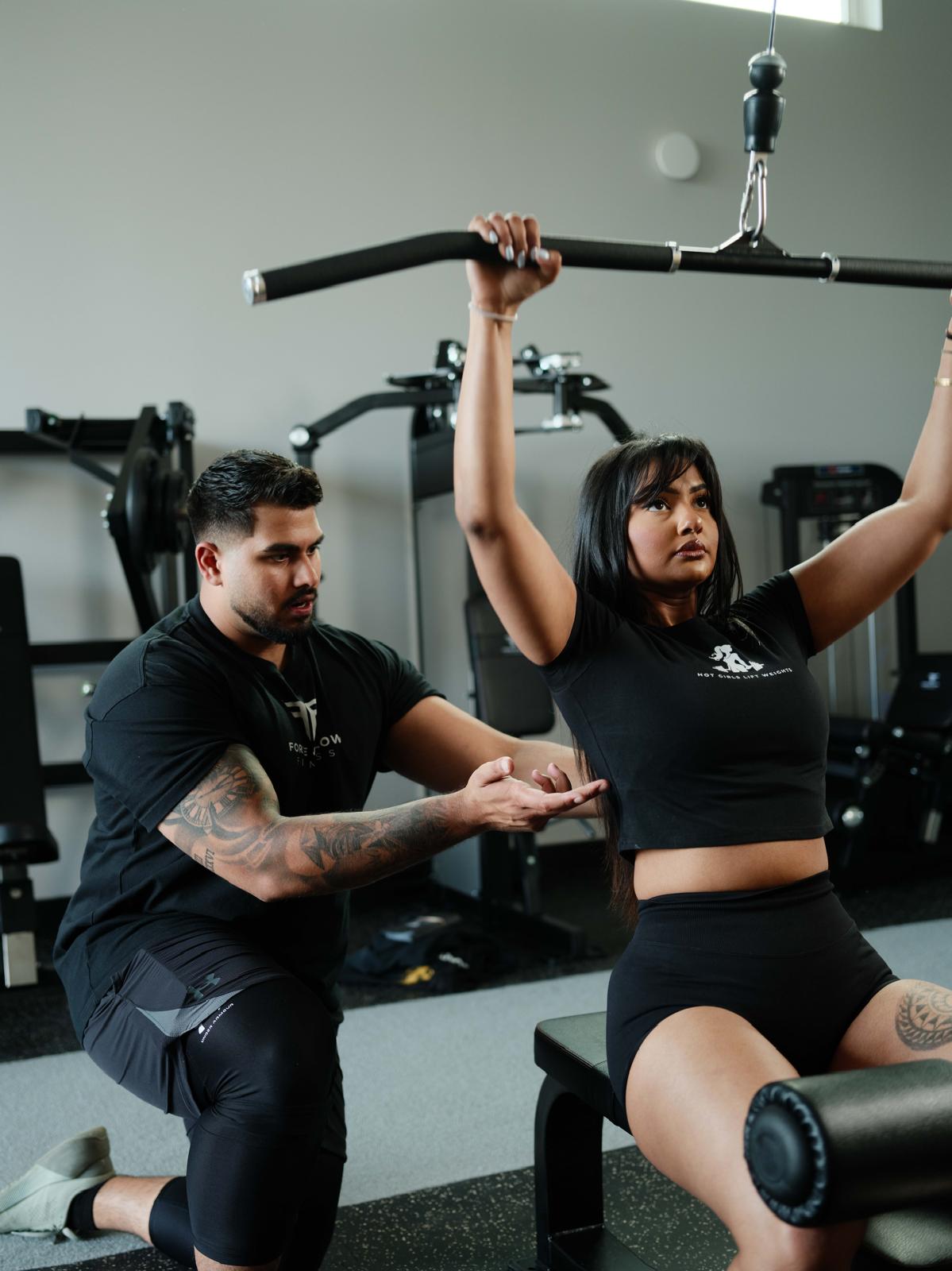 One-on-one personal training coaching